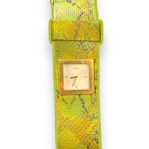 DKNY Snake Embossed Thick Banded Fashion Watch